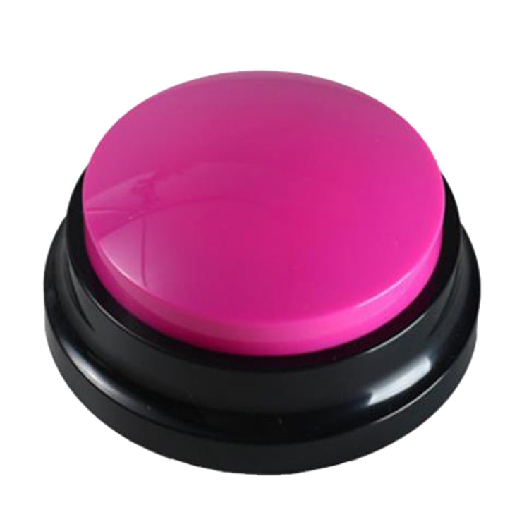 Pet Communication Button Dog Vocal Box Vocalizzatore di registrazione, stile: modello di registrazione, Dark Blue, Light Blue, Green, Purple, Red, Orange, Rose Red, Pink, Yellow, Lake Blue, White