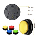 Pet Communication Button Dog Vocal Box Vocalizzatore di registrazione, stile: modello di registrazione, Dark Blue, Light Blue, Green, Purple, Red, Orange, Rose Red, Pink, Yellow, Lake Blue, White