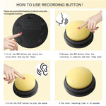 Pet Communication Button Dog Vocal Box Vocalizzatore di registrazione, stile: modello di registrazione, Dark Blue, Light Blue, Green, Purple, Red, Orange, Rose Red, Pink, Yellow, Lake Blue, White