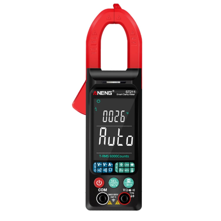 ANENG Multimetro intelligente completamente automatico con morsetto multifunzione a grande schermo, ST211 Red, ST211 Black, ST212 Red DC Current, ST212 Black DC Current