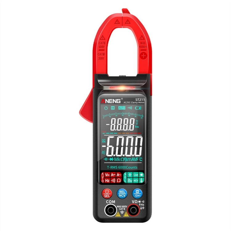 Multimetro digitale con morsetto 400A e display a colori