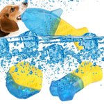 2pcs giocattoli di ossa congelate denti di cane da compagnia digrignamento giocattoli TPR, Ball, Bone, Small Fish