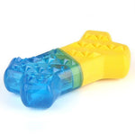 2pcs giocattoli di ossa congelate denti di cane da compagnia digrignamento giocattoli TPR, Ball, Bone, Small Fish