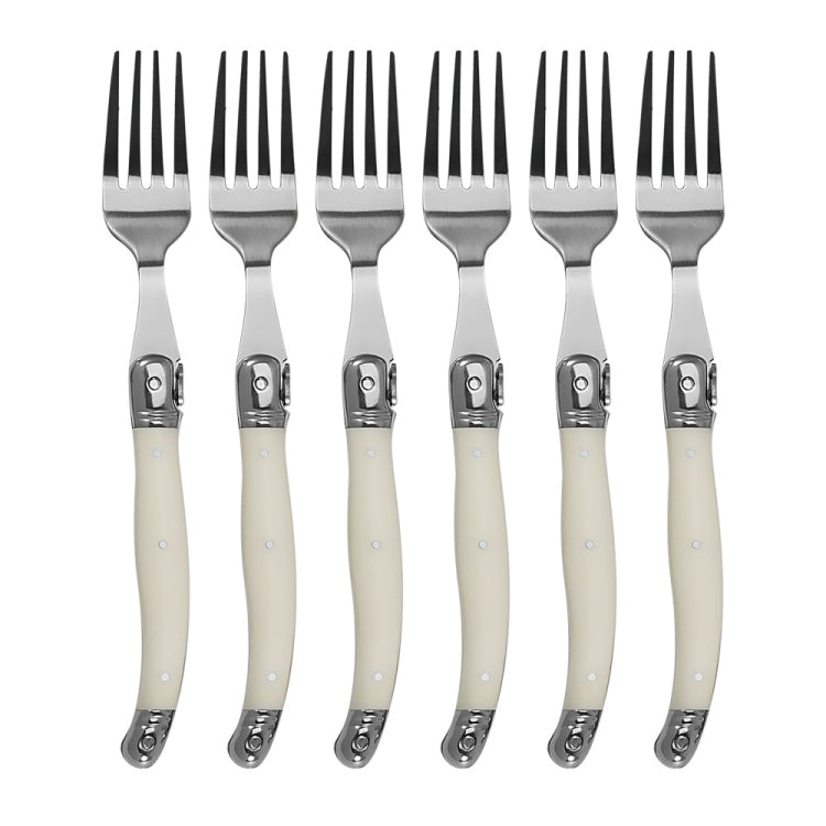 Coltello, forchetta, cucchiaio in acciaio inossidabile, manico in plastica, stoviglie occidentali, 3 In 1, 4 In 1, 6 Knives, 6 Forks, 6 Spoons, 6 Tea Spoons