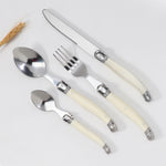 Coltello, forchetta, cucchiaio in acciaio inossidabile, manico in plastica, stoviglie occidentali, 3 In 1, 4 In 1, 6 Knives, 6 Forks, 6 Spoons, 6 Tea Spoons