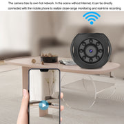 Telecamera per visione notturna a infrarossi HD con monitor di rete intelligente WiFi, WK10