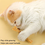 5pcs gatto dentizione bastone giocattolo denti pulizia catnip stuzzicare bastone, 5pcs Lafite, 5pcs Black Feathers, 5pcs Yellow Feathers