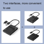 Lettore di schede CF/XD/TF/SD/MS Blueendless C5U3 Type-C/USB-C 5 in 1, C5U3