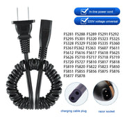 2 pz 220 V Rasoio Caricatore di Alimentazione Universale Per FLYCO FS330 FS360 FS719 FS325 FS607 FS361, Spina CN, 220V CN Plug