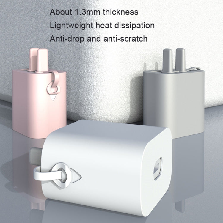 Custodia protettiva in silicone per caricabatterie Apple e Huawei