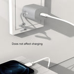 Custodia protettiva in silicone per caricabatterie Apple e Huawei