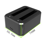 Caricatore doppio dock per batterie Insta360 X3
