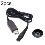 2 in vendita HQ8505 Cavo di alimentazione per caricabatterie USB per rasoio da 15 V per PHILIPS HQ7120 HQ8830 PT730 AT757 RQ1060, 2pcs HQ8505 USB Plug