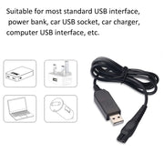 2 in vendita HQ8505 Cavo di alimentazione per caricabatterie USB per rasoio da 15 V per PHILIPS HQ7120 HQ8830 PT730 AT757 RQ1060, 2pcs HQ8505 USB Plug