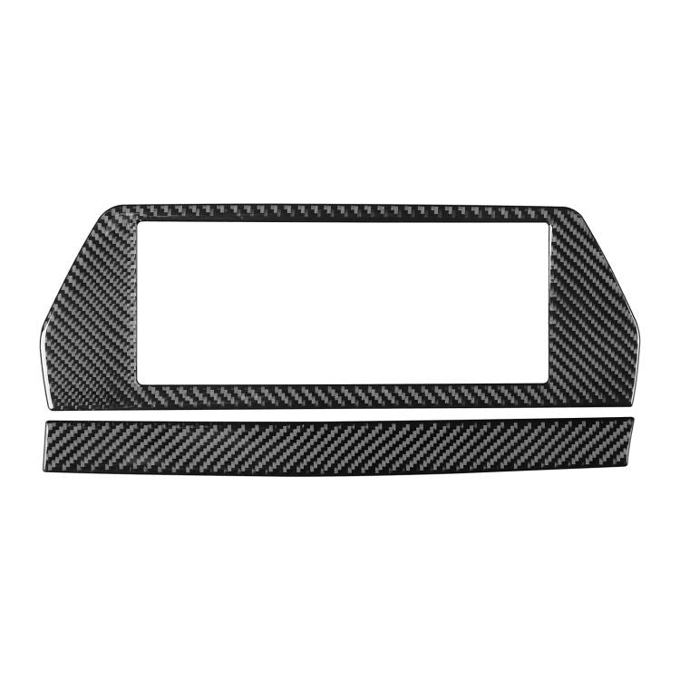 Per BMW Serie 8 G14 2019-2024 Guida a destra 2 pezzi/set Adesivo per cornice schermo di navigazione, Right-hand Drive