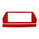 Per BMW Serie 8 G14 2019-2024 Guida a destra 2 pezzi/set Adesivo per cornice schermo di navigazione, Right-hand Drive