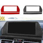 Per BMW Serie 8 G14 2019-2024 Guida a destra 2 pezzi/set Adesivo per cornice schermo di navigazione, Right-hand Drive