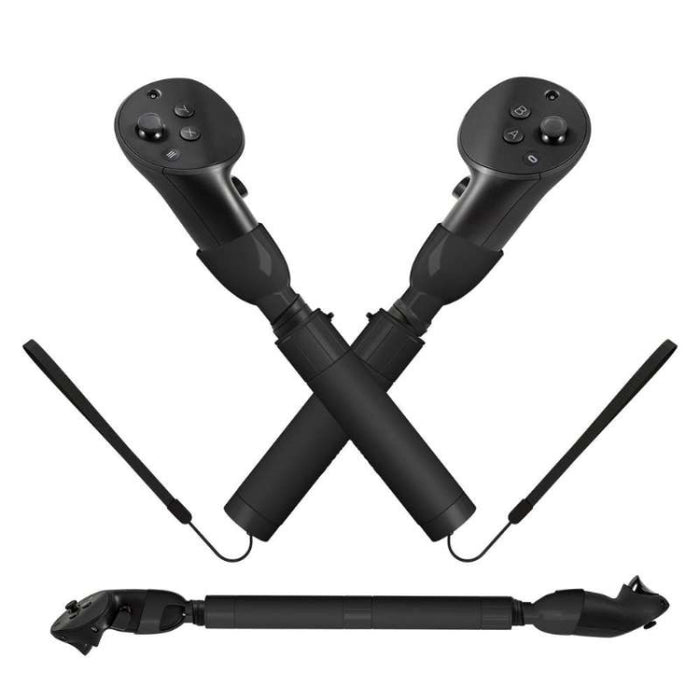 Per occhiali Meta Quest Pro VR Golf Game Light Pole Maniglia asta estesa, For Meta Quest Pro Black