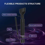 Per occhiali Meta Quest Pro VR Golf Game Light Pole Maniglia asta estesa, For Meta Quest Pro Black