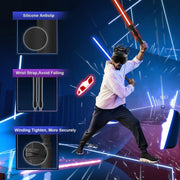 Per occhiali Meta Quest Pro VR Golf Game Light Pole Maniglia asta estesa, For Meta Quest Pro Black