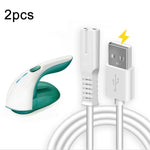 Cavo di ricarica USB da 2 pezzi per Philips CONFU SUPOR Hair Ball Trimmer, 2pcs For Philips Hair Ball Trimmer