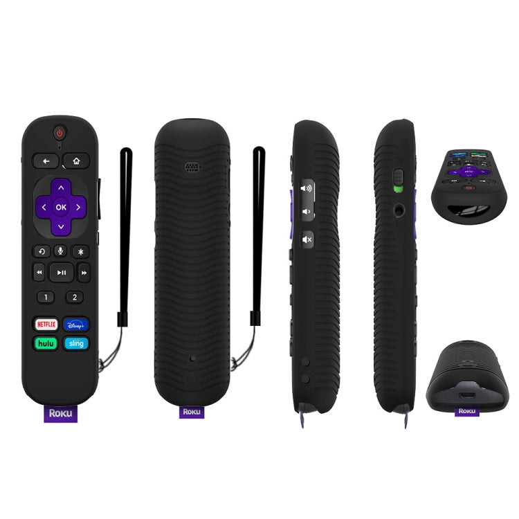 Per TCL Roku Voice Remote Pro Y30 Telecomando Custodia protettiva in silicone antiurto, For TCL Roku Voice Remote Pro(Black), For TCL Roku Voice Remote Pro(Orange), For TCL Roku Voice Remote Pro(Red), For TCL Roku Voice Remote Pro(Luminous Green)