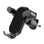 Presa d'aria per auto Gancio capovolto Forte supporto per telefono cellulare, Cool Black, High-grade Black