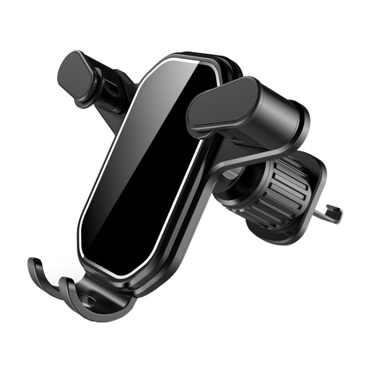 Presa d'aria per auto Gancio capovolto Forte supporto per telefono cellulare, Cool Black, High-grade Black