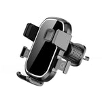 Presa d'aria per auto Gancio saldamente Supporto per telefono cellulare di navigazione, Mirror Black