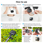 Supporto a sgancio rapido magnetico per videocamera sportiva