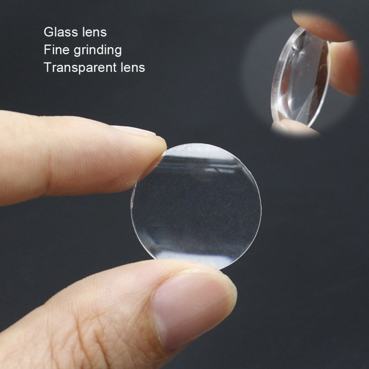 Lente d'ingrandimento per oculare da 5 pezzi Lente d'ingrandimento per oculare in vetro Lente d'ingrandimento per riparazione, tempi:, 5pcs 3X, 5pcs 5X, 5pcs 10X, 5pcs 15X, 5pcs 20X