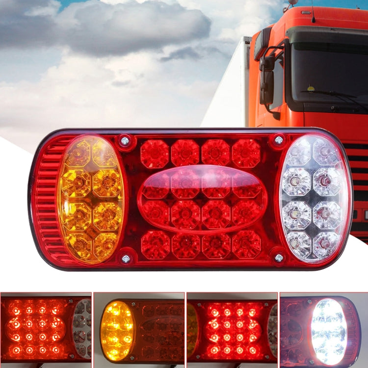 Fanale posteriore LED 12V rosso per camion e rimorchi