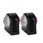 MK-249 10-30V 8LED Luce laterale rotonda per camion rossa e bianca, MK-249 (Red White)