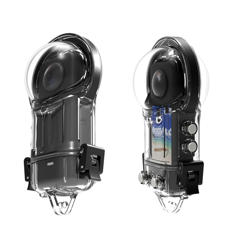 Custodia subacquea sigillata per custodia impermeabile per fotocamera Insta360 X3 (neutro senza logo), Neutral Without Logo