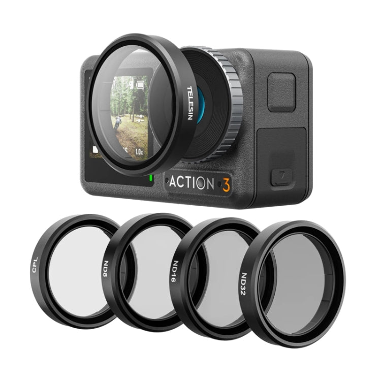 Set filtri ND CPL per DJI Osmo Action 3 e 4