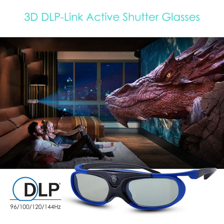 Supporto per occhiali 3D con otturatore attivo JX30-T 96HZ-144HZ per proiezione DLP-LINK X5/Z6/H2, JX30-T