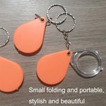 Lente d'ingrandimento portatile 10X pieghevole 32mm
