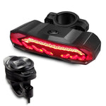 SF31 fanale posteriore per freno intelligente per bicicletta USB Alerter Night Ride Mountain Vehicle Turn fanali posteriori a LED, SF31 New Remote Control