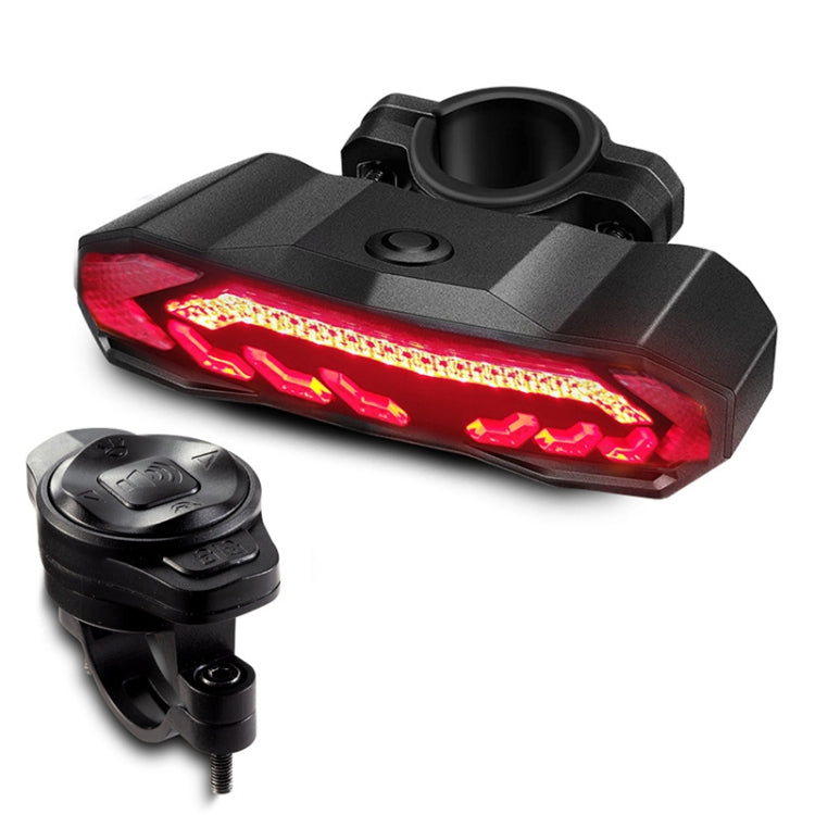 SF31 fanale posteriore per freno intelligente per bicicletta USB Alerter Night Ride Mountain Vehicle Turn fanali posteriori a LED, SF31 New Remote Control