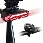 SF31 fanale posteriore per freno intelligente per bicicletta USB Alerter Night Ride Mountain Vehicle Turn fanali posteriori a LED, SF31 New Remote Control