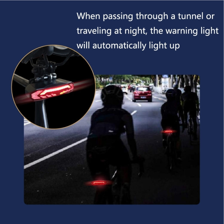SF31 fanale posteriore per freno intelligente per bicicletta USB Alerter Night Ride Mountain Vehicle Turn fanali posteriori a LED, SF31 New Remote Control