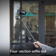 PGYTECH Asta prolunga selfie con treppiede e clip telefono