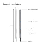Per Lenovo Tab P11 Pro penna touch a pressione ricaricabile da 11,5 pollici TB-J706F, For Lenovo XiaoXin Pad Pro 11.5 inch Silver, For Lenovo XiaoXin Pad Pro 11.5 inch Black
