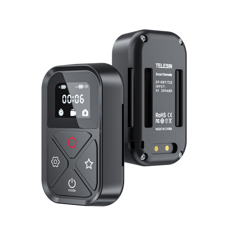 Telecomando Bluetooth TELESIN T10 80 m per GoPro Hero11 Black / HERO10 Black / HERO9 Black / HERO8 Black /Max, For GoPro