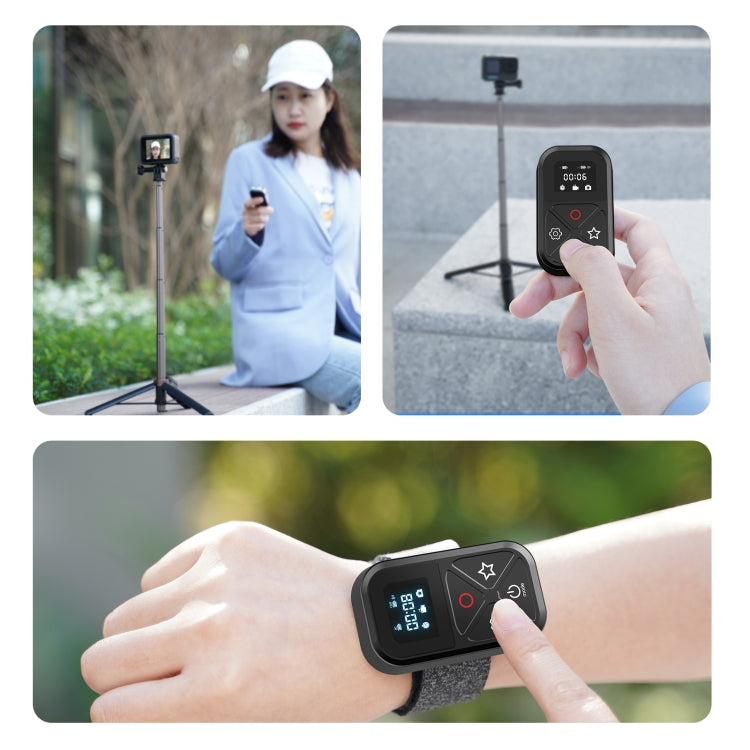 Telecomando Bluetooth TELESIN T10 80 m per GoPro Hero11 Black / HERO10 Black / HERO9 Black / HERO8 Black /Max, For GoPro
