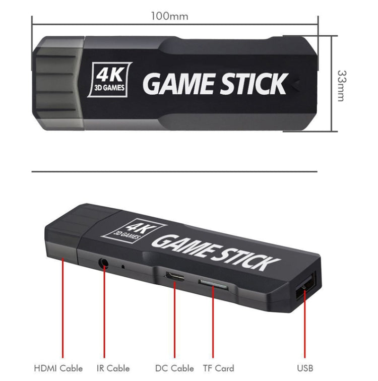 Console di gioco wireless 4K HD con 40.000 giochi integrati