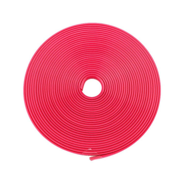8m/roll Car Wheel Adesivo generale Adesivo di protezione modificato Striscia anticollisione, 1roll Black, 1roll Red, 1roll Yellow, 1roll Pink, 1roll Purple, 1roll Blue, 1roll Green, 1roll Orange, 1roll Gray, 1roll White