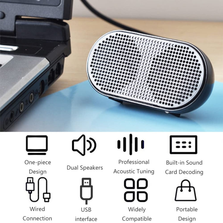 5002 Scheda audio USB Computer Piccoli altoparlanti Mini Desktop Audio, Sound Card