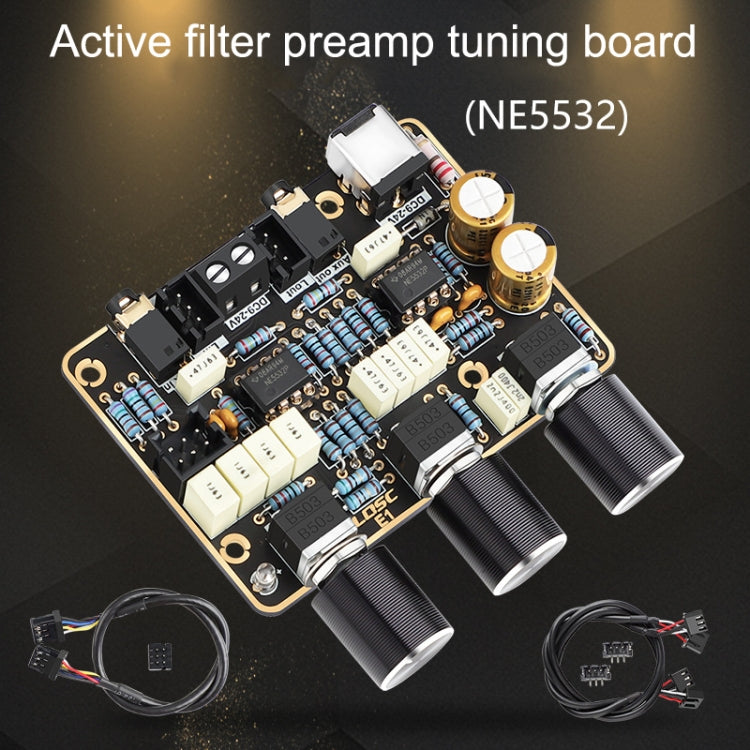 NE5532 Tuner Plate Active Filter Amplifier Board HIFI Front Module Universal Dual Function Amplifier, NE5532