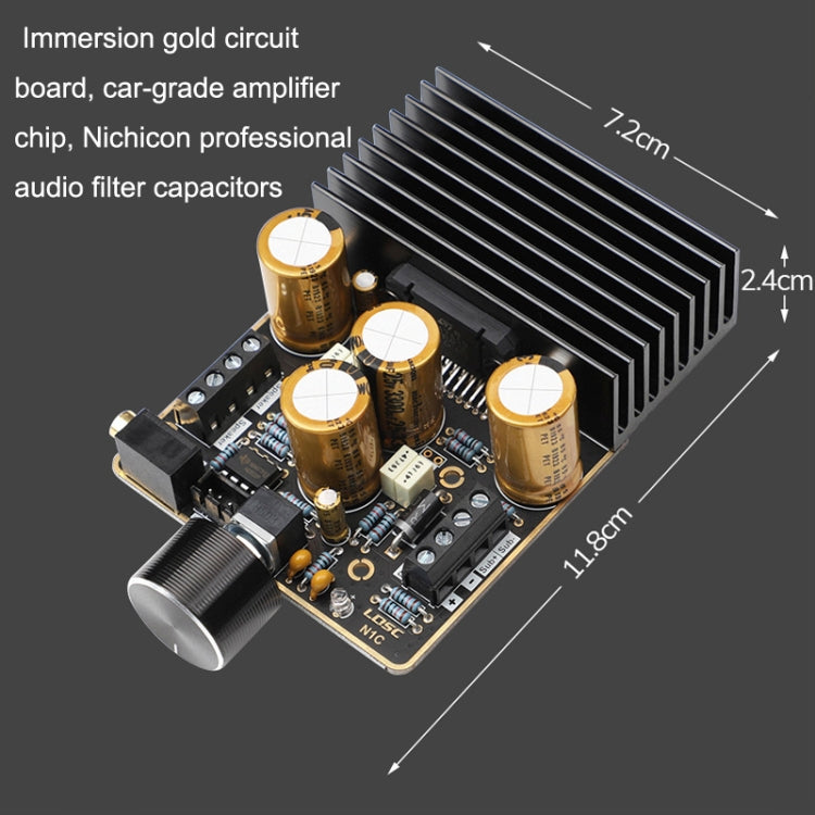 TDA7850 2.1 Channel Amplifier Board 2x80W Car AB Type DIY High Power Amplifier Module 120W Bass,TDA7850